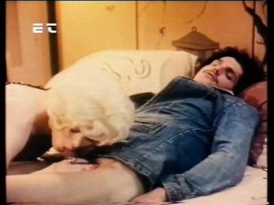 Blonde annette haven gives intense blowjob and takes facial in vintage hd scene