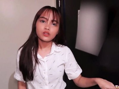 Filipina trike patrol takes big foreign cock - asian babe rough doggy facial